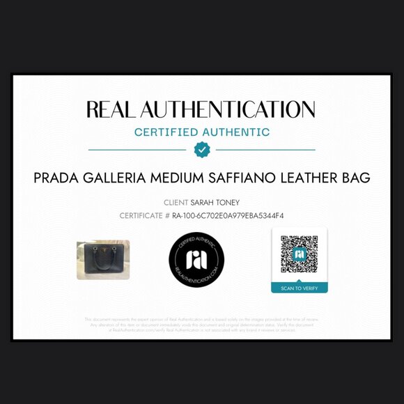 Prada Galleria Medium Saffiano Leather Bag and Saffiano Leather Wallet - Picture 4 of 6